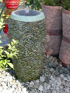 Pot Fountain Welcome To Potteryfountain For Pricing More Info Visit Our Pebble Stone Urn Web Site Http Www Pebblepotfountain Index Html